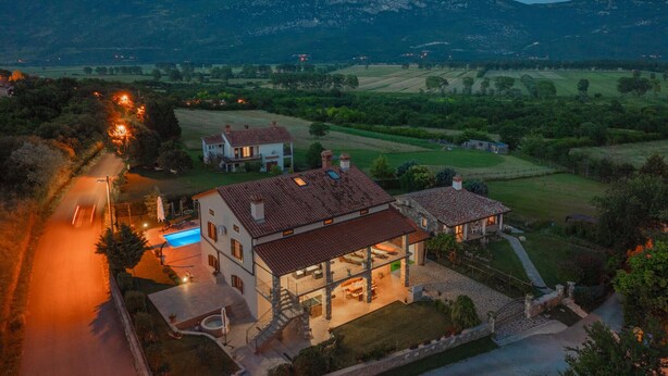 Exterior - Awesome home in Krsan with private swimming pool, can be inside or outside (Krsan)