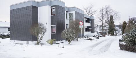 Majoituspaikan julkisivu