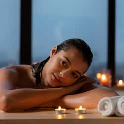 Couples treatment room(s), steam room, body treatments, aromatherapy