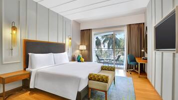 Premium bedding, minibar, in-room safe, desk