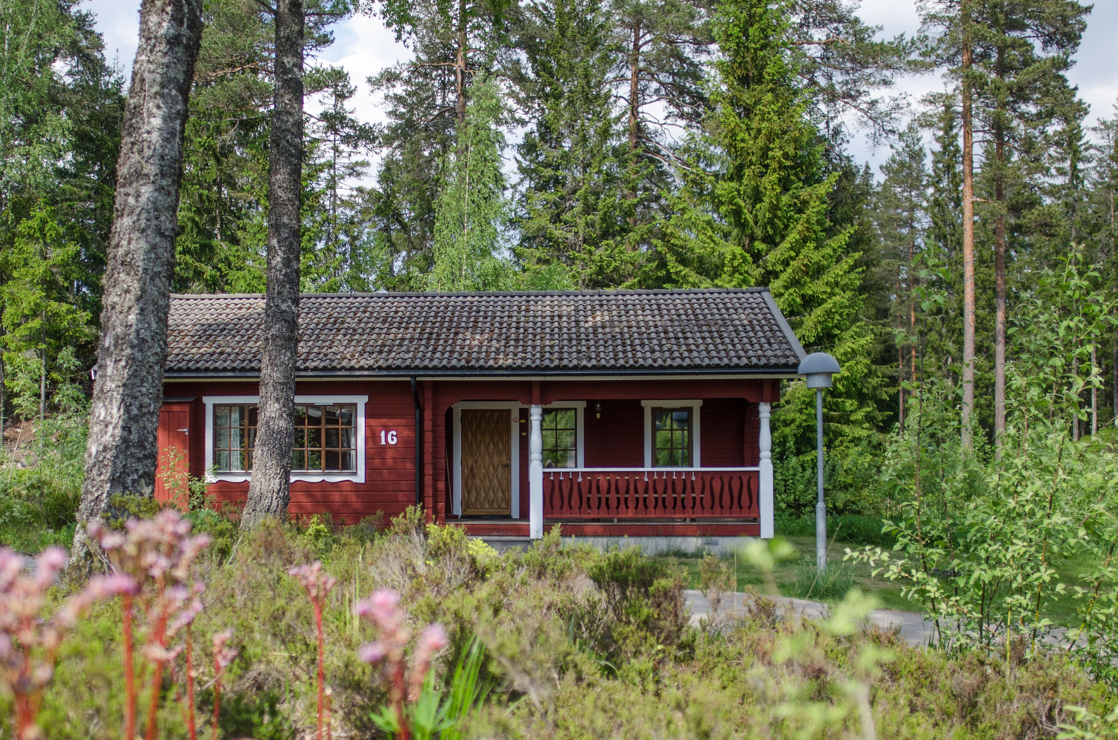 Majoituspaikan julkisivu