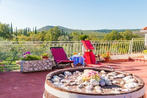 Lejlighed (One Bedroom Apartment with Terrace an) | Terrasse/gårdhave