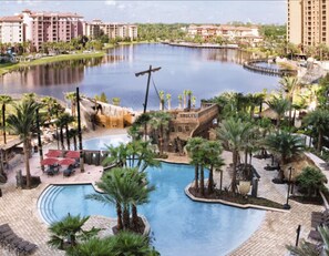 Pool - Wyndham Bonnet Creek - Pools, Dining, Mini Golf - 1BR Deluxe (Lake Buena Vista)