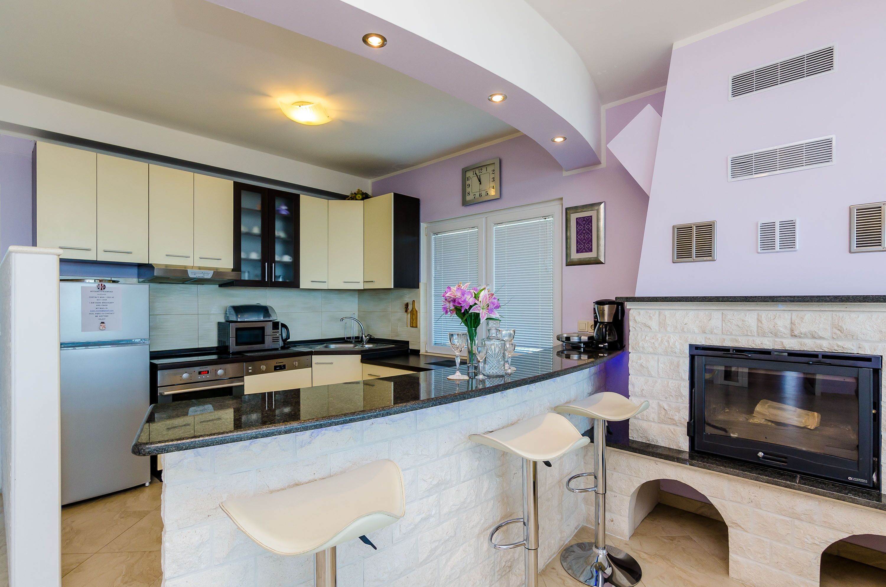 Villa (Three Bedroom Apartment with Terrace ) | Private kitchen | Fridge