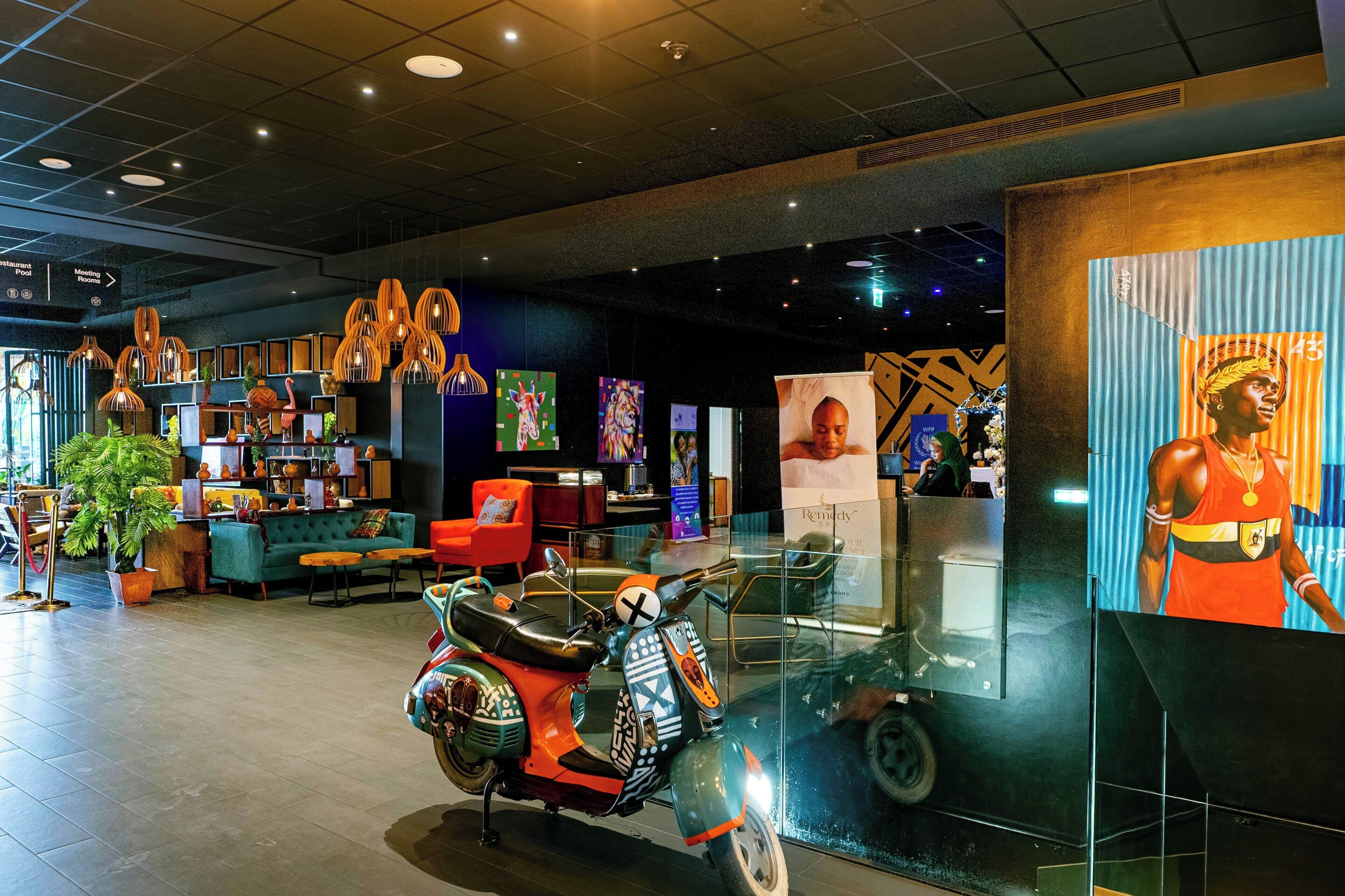 Sitzecke in der Lobby