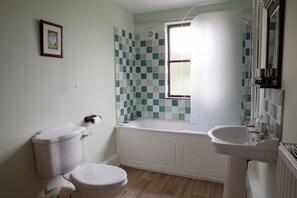Combined shower/bathtub