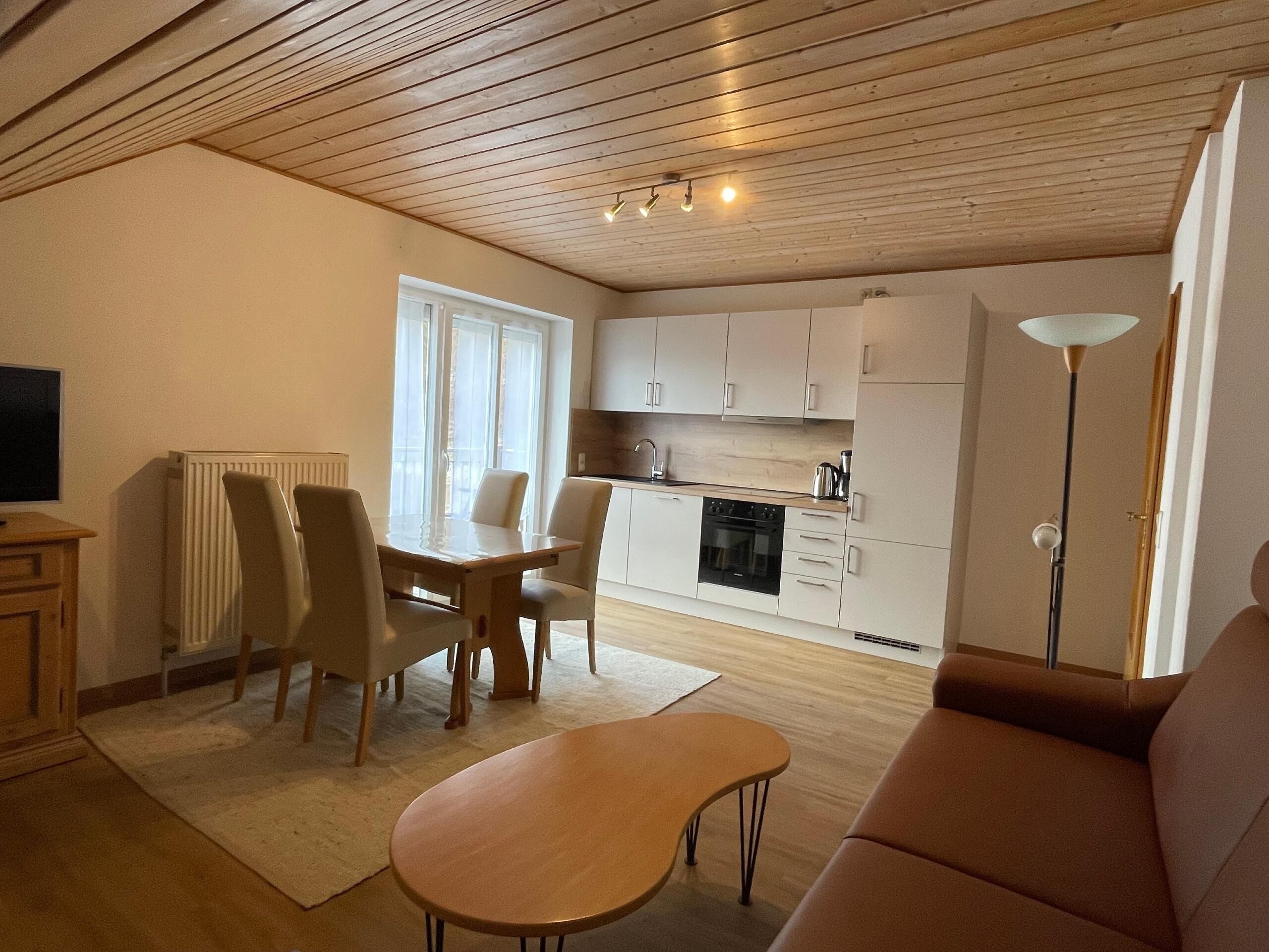 Family Apartment | Private kitchen | Fridge, oven, stovetop, coffee/tea maker