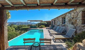 Una piscina riscaldata