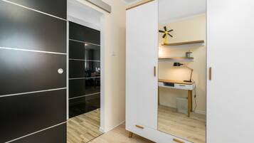 Apartment, 1 Bedroom, Balcony | 1 bedroom, individually furnished, desk, laptop workspace