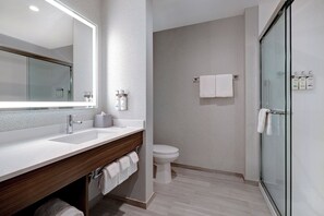 Hair dryer, towels, soap, shampoo - Holiday Inn Express & Suites Glendale Downtown by IHG (Glendale)