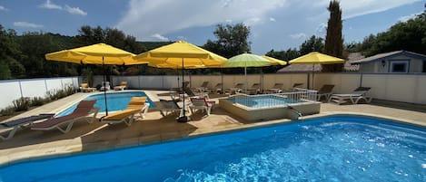 Una piscina riscaldata