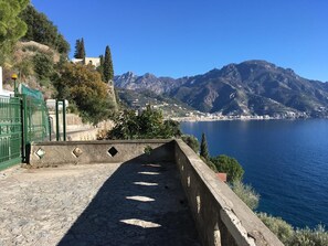 Blick von der Unterkunft