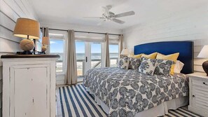 3 bedrooms, desk, iron/ironing board, travel crib