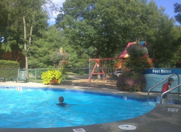 Indoor pool, outdoor pool