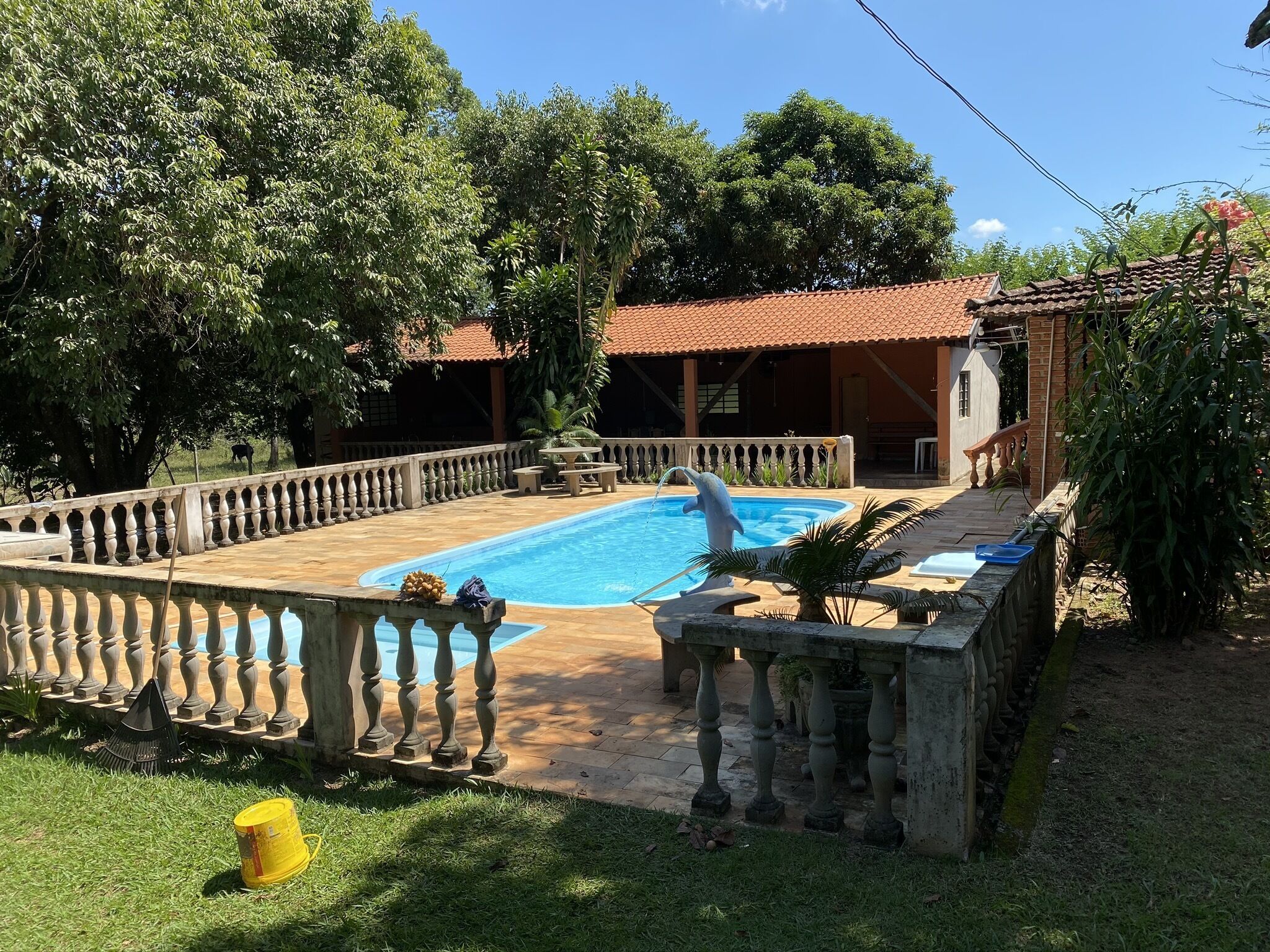 Alberca al aire libre 