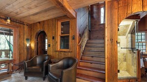 Interior - Tiffany Hill Treehouse by Sunapee Stays | Fireplace + Deck + Mount Sunapee (Newbury)