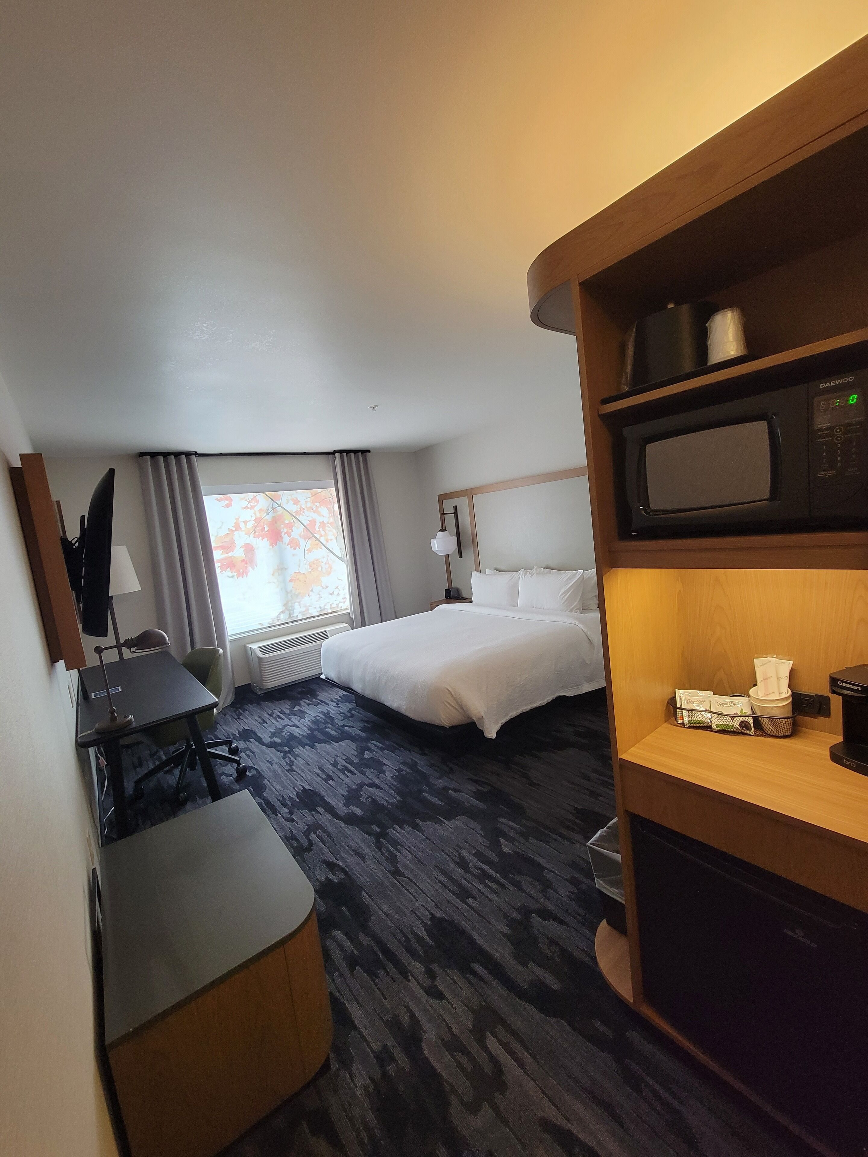 desk, laptop workspace, iron/ironing board, free cots/infant beds