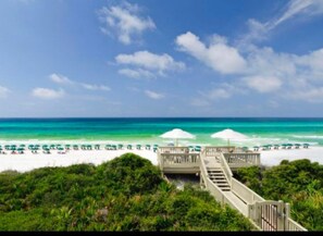 Beach nearby - A Thyme for Rosemary: Quaint Rosemary Beach Condo walking distance to beach (Rosemary Beach)