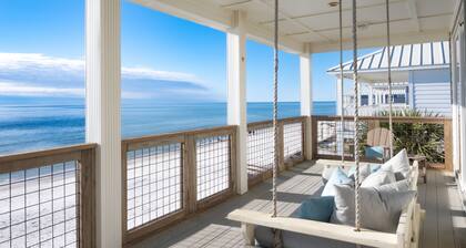 Gulf Front Family Beach House:Heated Pool:Hot Tub:Outdoor Game Tables