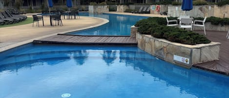 Indoor pool, outdoor pool