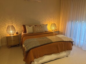 2 bedrooms, iron/ironing board, travel crib, WiFi