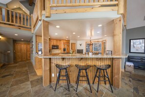 Interior - Walking distance to downtown Breck, stunning views, hot tub, foosball, arcade! (Breckenridge)