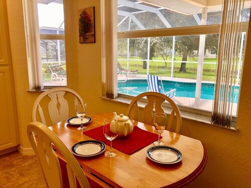 Your own Villa with a Heated Pool near South Florida's wonderful beaches.