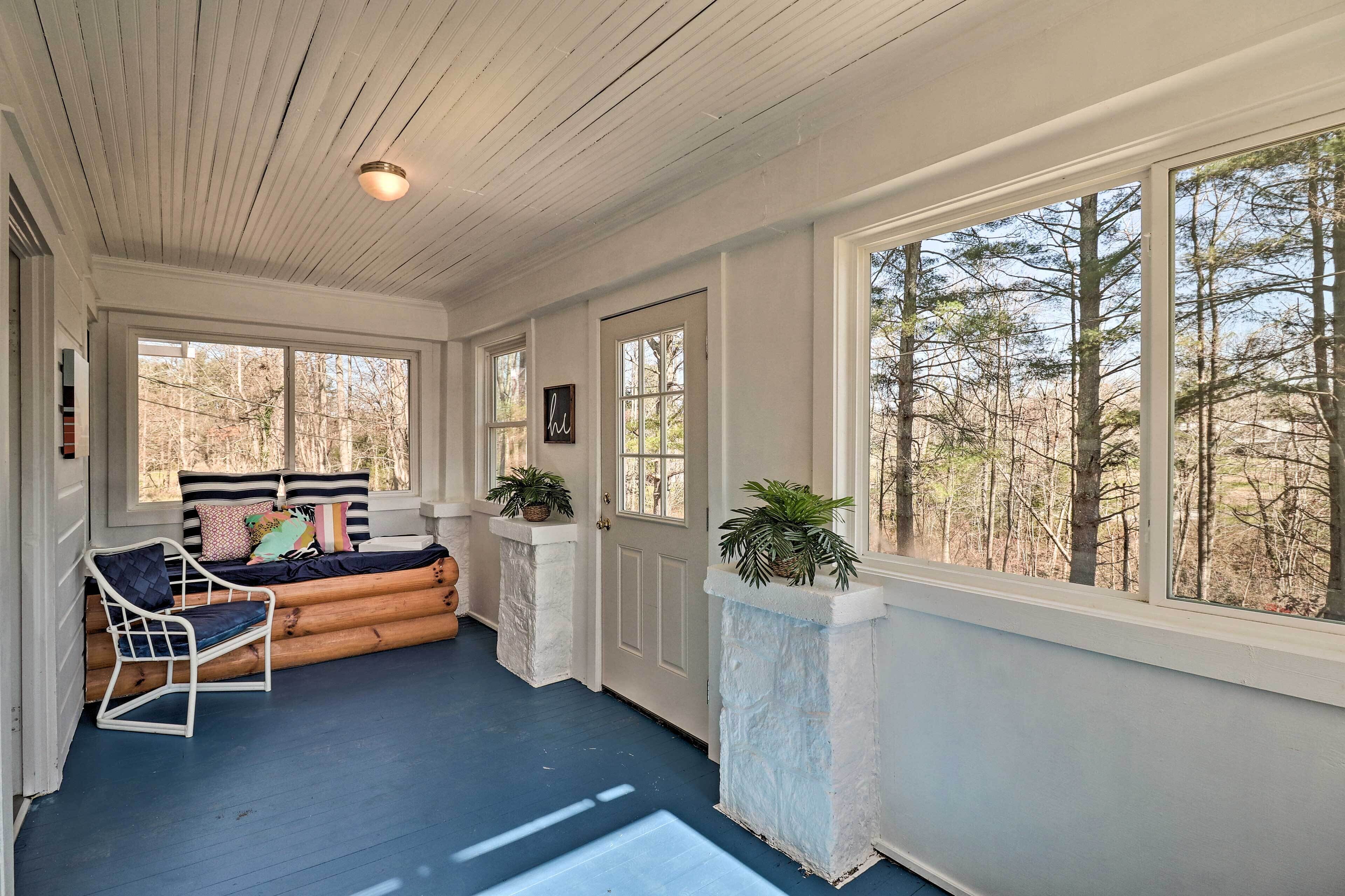 Sunroom | Wooded Views