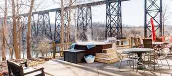 Riverfront hidden gem, ground floor open space!