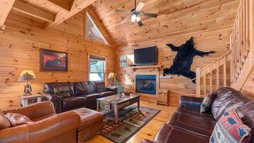 智能電視、壁爐、書籍、串流服務