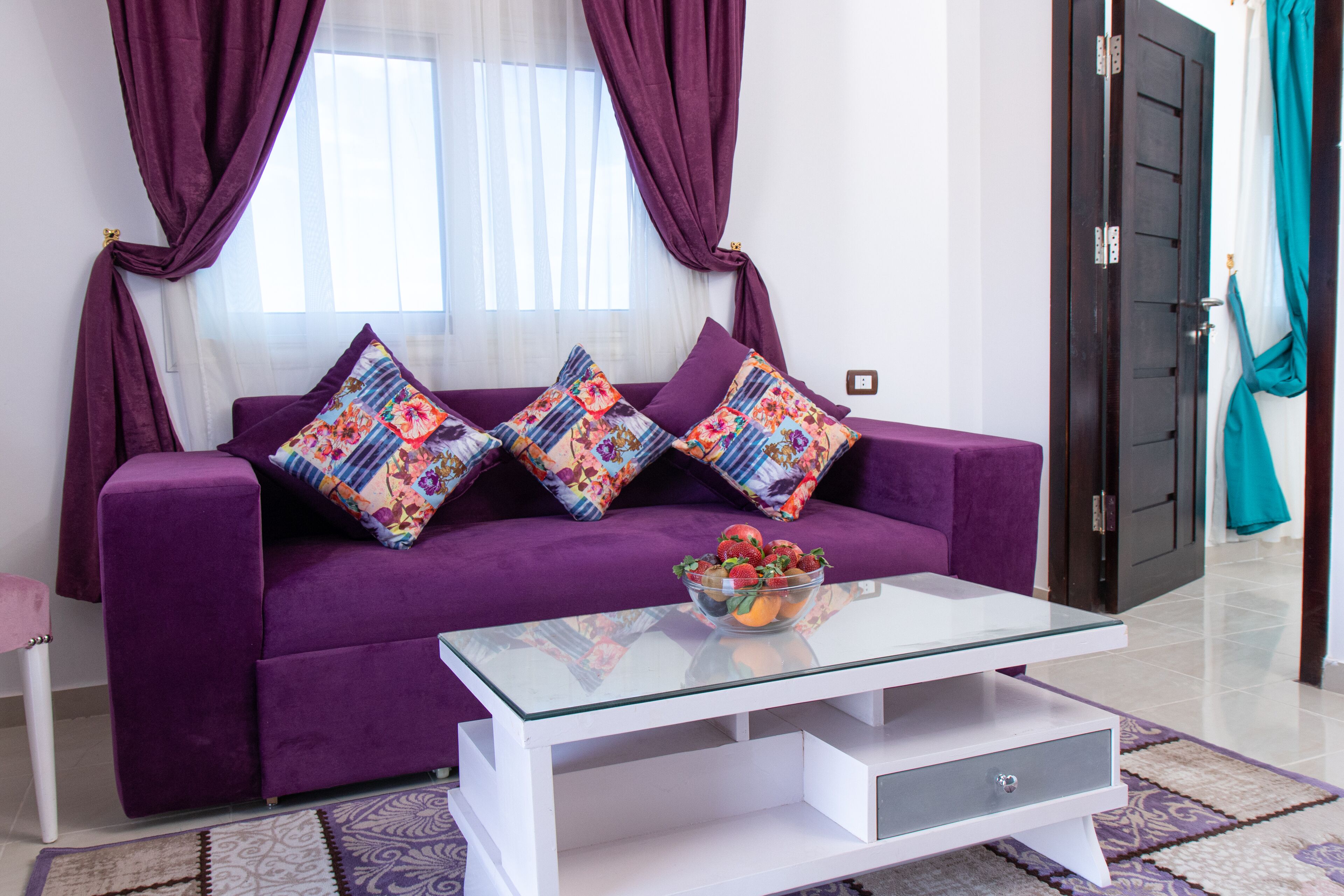 Apartemen, 1 kamar tidur, Boleh Merokok, balkon | Ruang keluarga