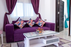 Apartment, 1 Bedroom, Smoking, Balcony | Living room - Panorama Apartment up to 3 Persons - Feel Home Away From Home (Dahab)