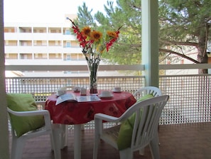 Apartamento, 1 habitación, balcón, vistas a la ciudad | Balcón