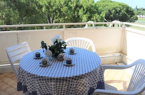 Appartement, 1 chambre, balcon, vue piscine | Balcon