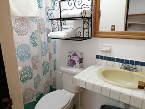 Apartamento, 3 quartos, acessível, para fumantes | Banheiro | Produtos de toalete grátis, toalhas de banho