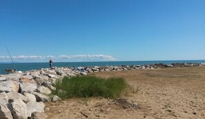 Apartment, 2 Schlafzimmer, Terrasse, Gartenblick | Strand
