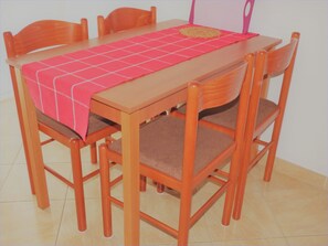 Apartment, 1 Bedroom, Balcony, City View | Dining - Beautiful View and Apartment for Family (Baska Voda)