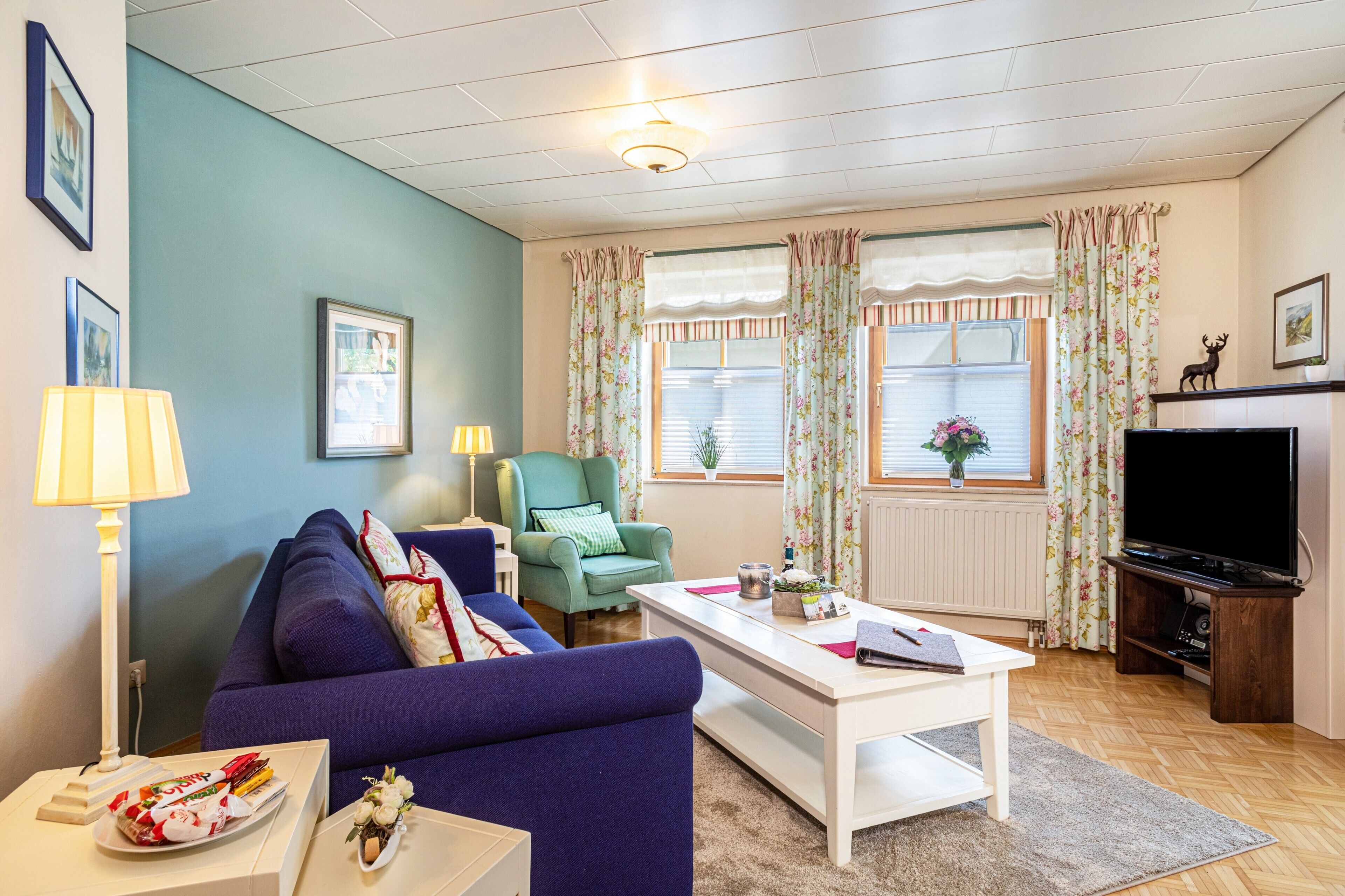 Televisión, reproductor de DVD, tenis de mesa y estéreo 