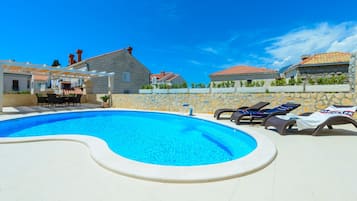 Villa (Five-Bedroom Villa with Swimming Pool) | Pool | Outdoor pool, pool umbrellas, pool loungers