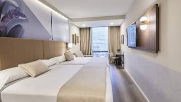 Deluxe Room, Multiple Beds | 1 bedroom, in-room safe, desk, soundproofing