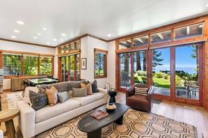 TV, fireplace - Premium Lakefront Getaway w/ Hot Tub & Pool Near Heavenly | SS13 (South Lake Tahoe)