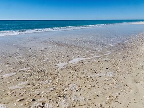 Beach nearby, sun-loungers