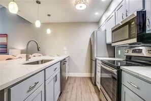 Fridge, microwave, oven, dishwasher - Beach Haven - Unit 1303- Located One Block from the Beach! (Port Aransas)