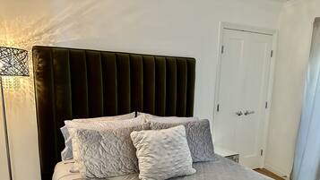 1 bedroom, iron/ironing board, travel crib, free WiFi
