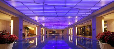 Indoor pool, outdoor pool