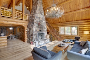TV, fireplace, table tennis