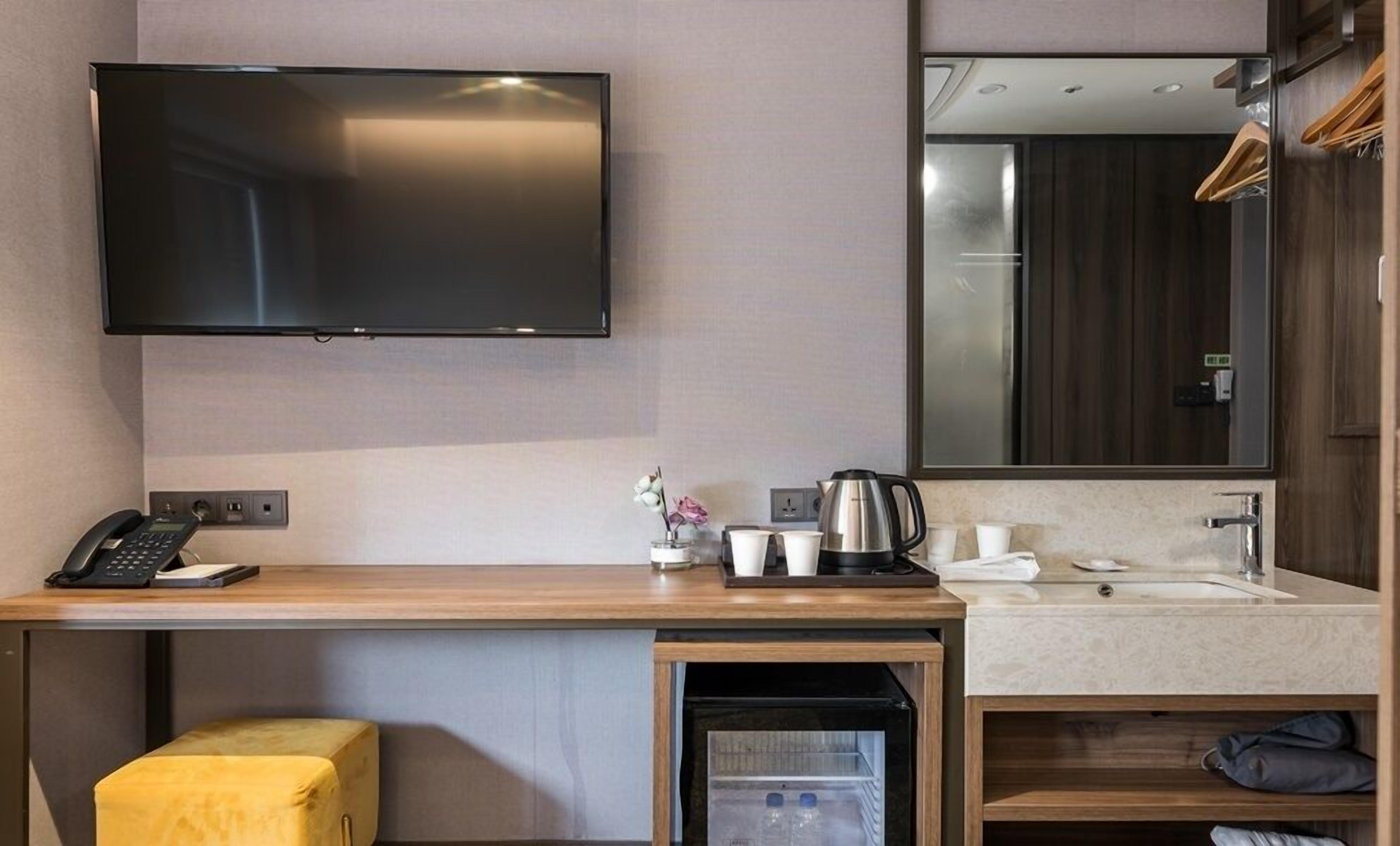 economy single room | down duvets, memory-foam beds, in-room safe, individually decorated