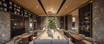 Sala de estar en el lobby