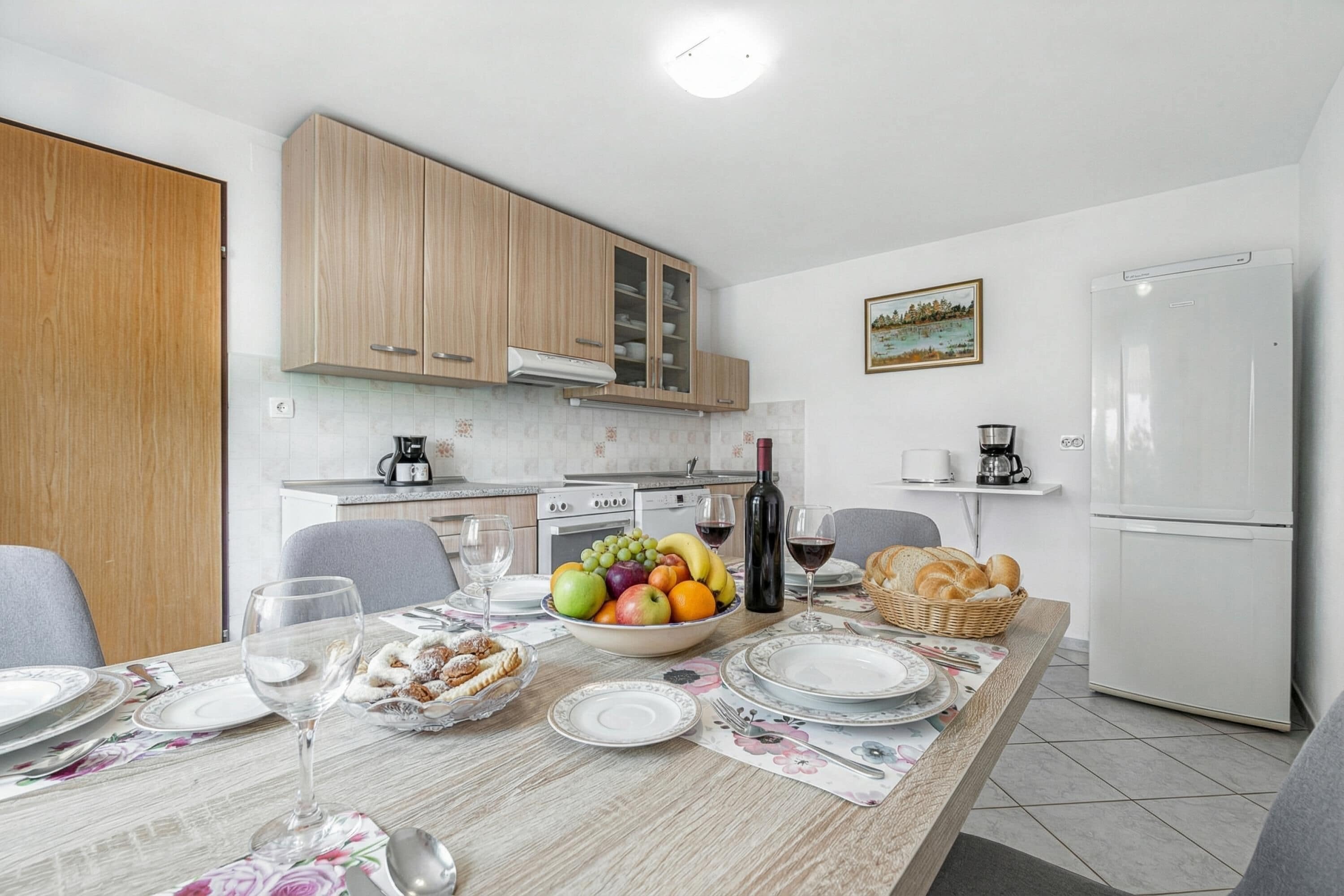 Family House, Multiple Bedrooms (Mržek House with Sauna) | Private kitchen | Fridge, oven, stovetop, dishwasher
