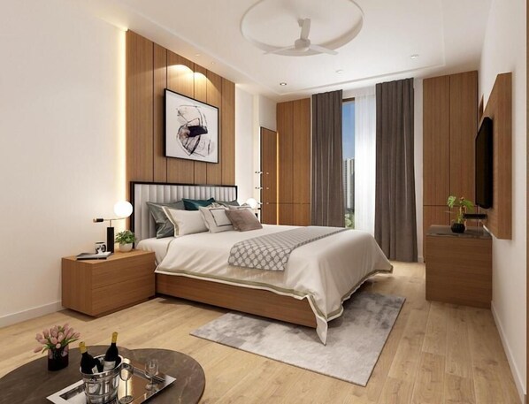 1 bedroom, minibar, soundproofing, free WiFi